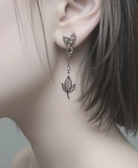Mini Leaf Tattoo