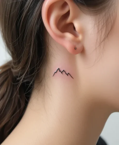 Mini Mountain Tattoo