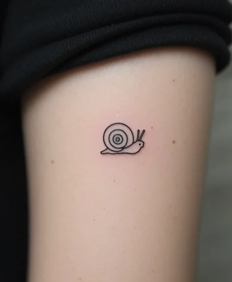 Small Snail Tattoo