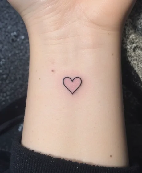 Tiny Heart Tattoo