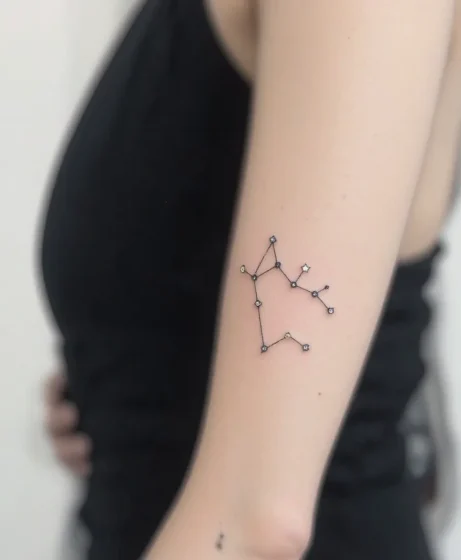 Tiny Star Constellation Tattoo
