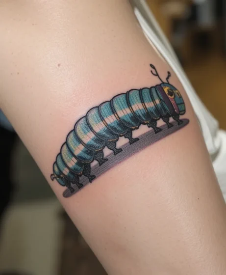 Caterpillar with Vintage Shading