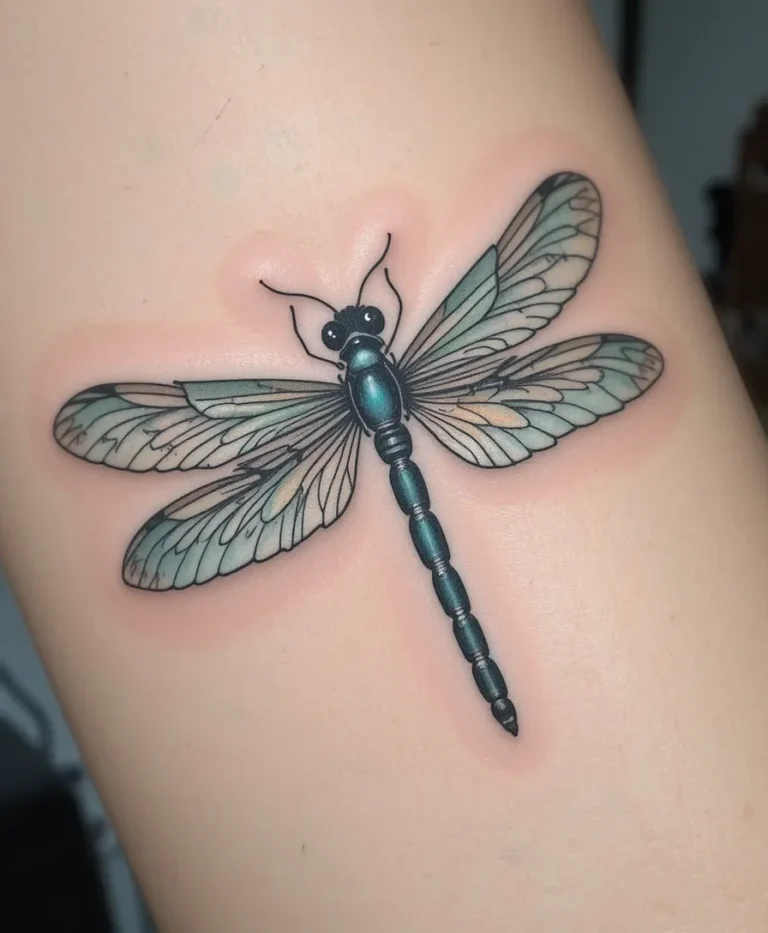 Dragonfly with Classic Color Palette