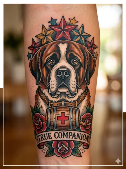 Faithful Saint Bernar