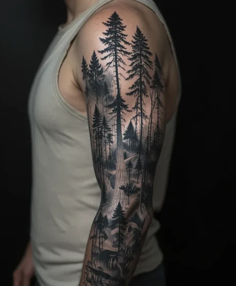 Forest Sleeve Design