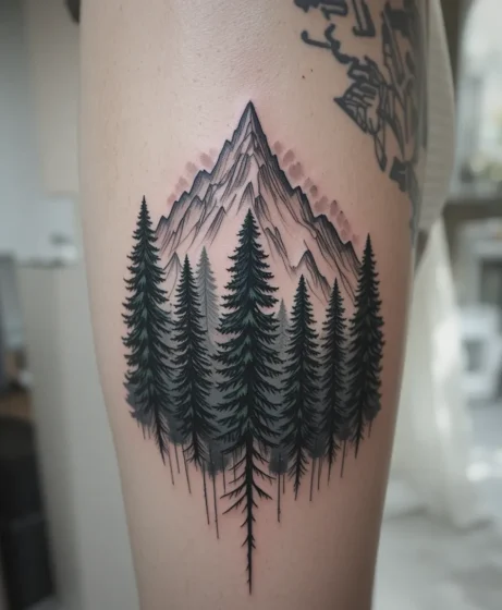 Forest and Mountain Combination