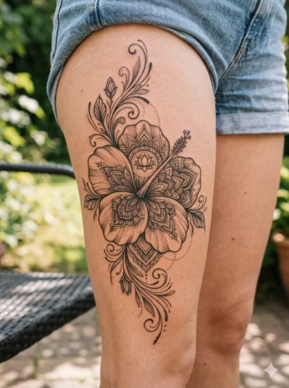 Hibiscus and Mandala Blend