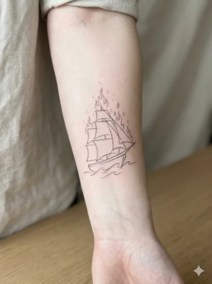 Minimal Burning Ship Outline
