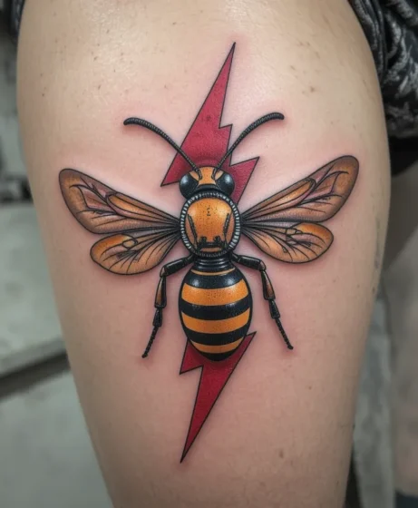Traditional Hornet with Lightning Bolt