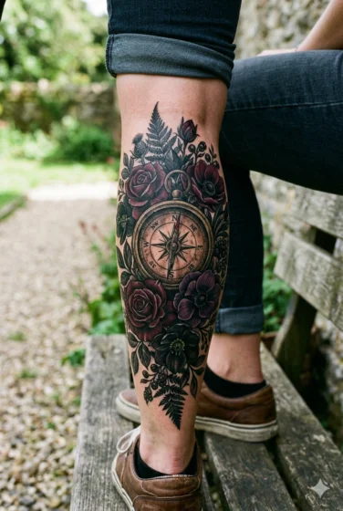 Floral Compass Cover Up