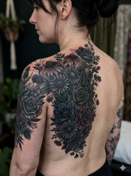Layered Wildflower Cover Up