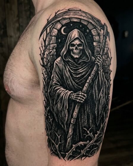 Grim Reaper with Deep Shadows