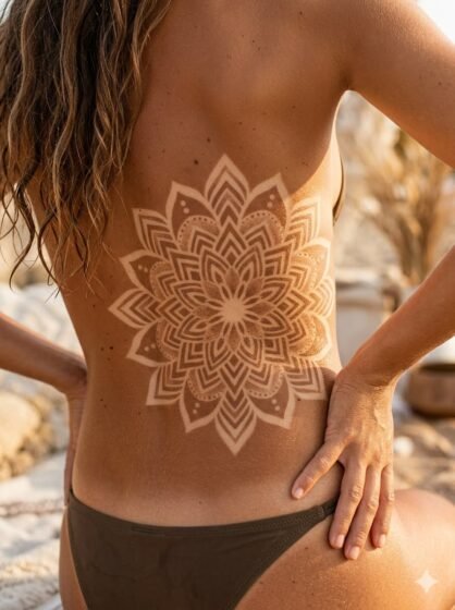 Mandala Tan Tattoo