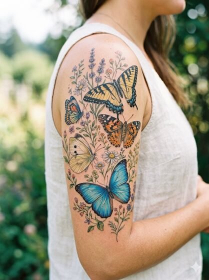 Butterfly Garden Sleeve
