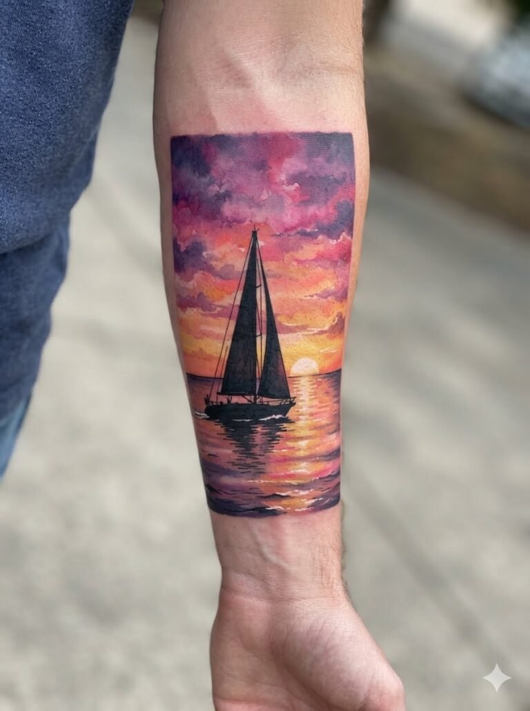 18 Sailboat Tattoo Ideas That Inspire Freedom