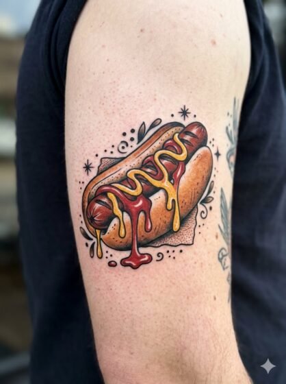 Hot Dog and Ketchup Duo