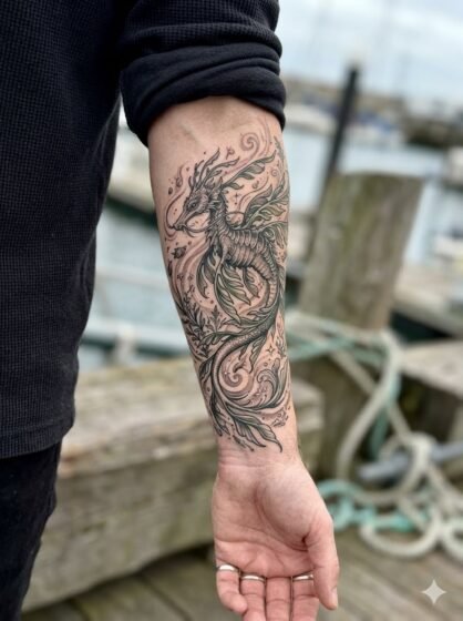 Sea Dragon Fantasy Tattoo