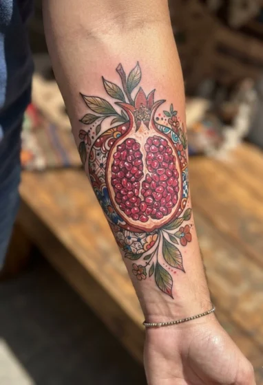 Talavera Pomegranate Split