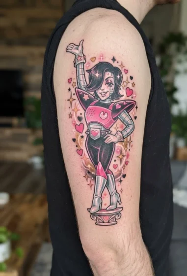 Mettaton Striking a Glamorous Pose