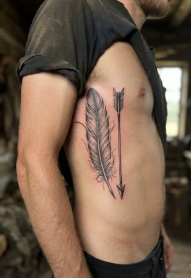 Eagle Feather and Arrow