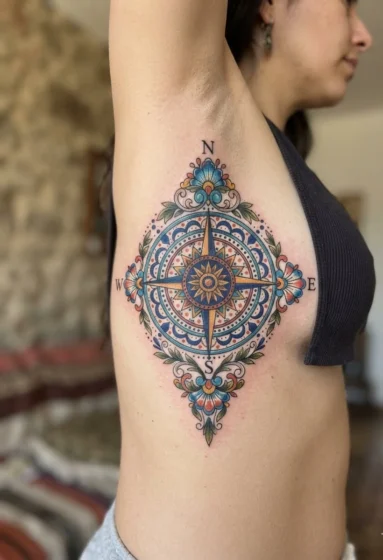 Talavera Compass Rose