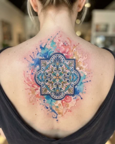 Talavera Watercolor Splash Fusion