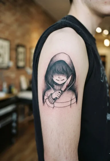 Chara's Hidden Smile in the Shadows