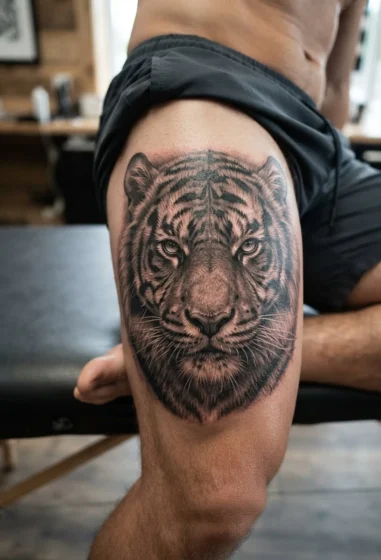 Realistic Tiger Portrait