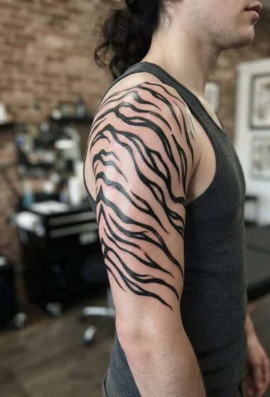 Tiger Stripes Only Design