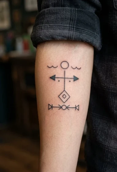 Gravity Falls Protective Symbol Tattoo