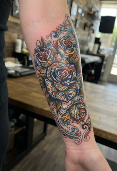 Talavera Rose Cluster
