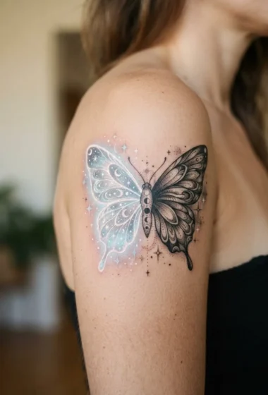 Butterfly Wing Made of Moonlight
