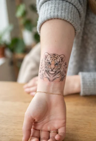 Tiger Cub Portrait