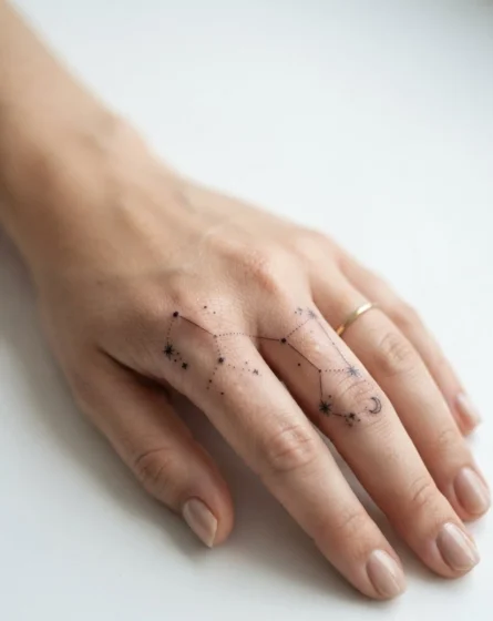 A Tiny Constellation Connecting the Knuckles