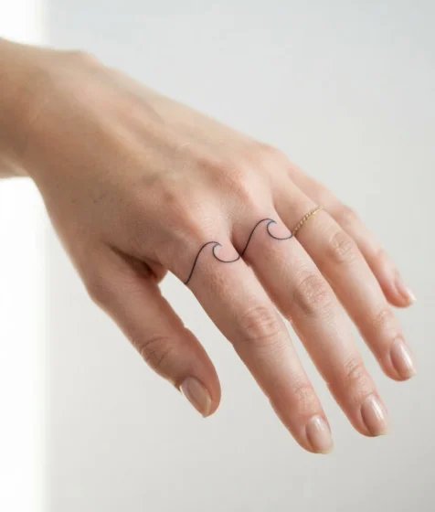 A Wavy Line Across the Knuckles