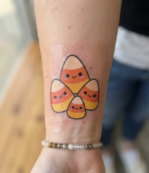 Candy Corn Cluster
