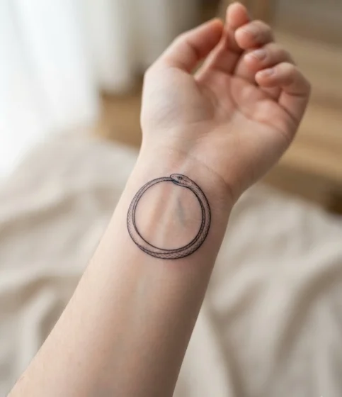Classic Fine Line Ouroboros