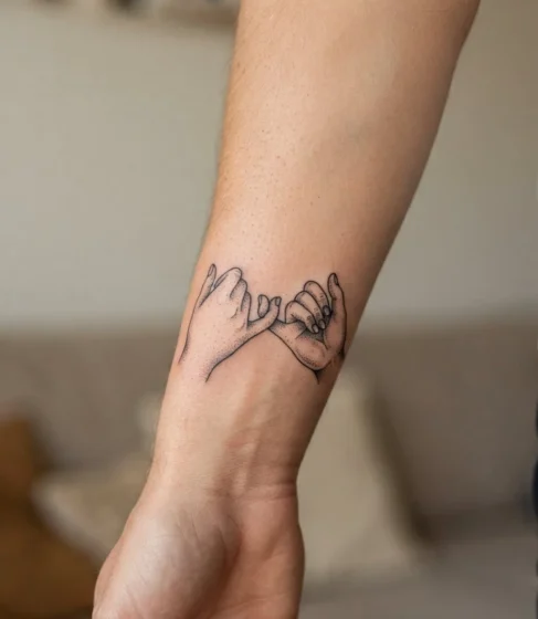 Dotwork Pinky Promise