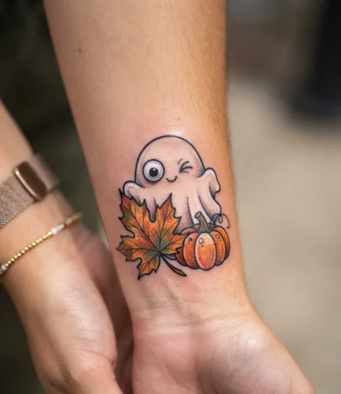 Googly-Eyed Ghost Peeking