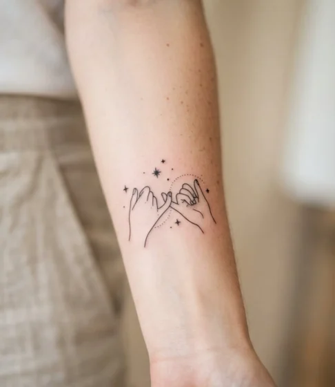 Pinky Promise with Tiny Stars