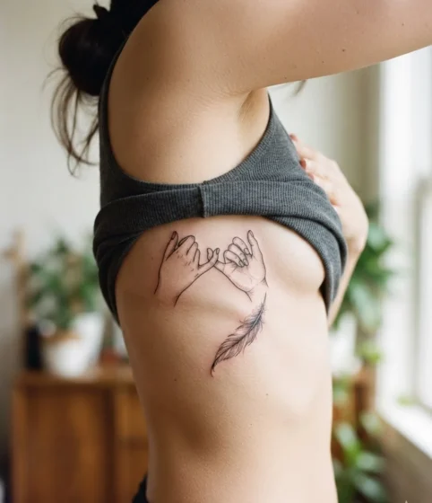 Pinky Promise with a Feather