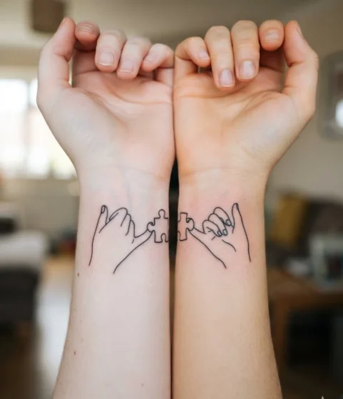 Pinky Promise with a Puzzle