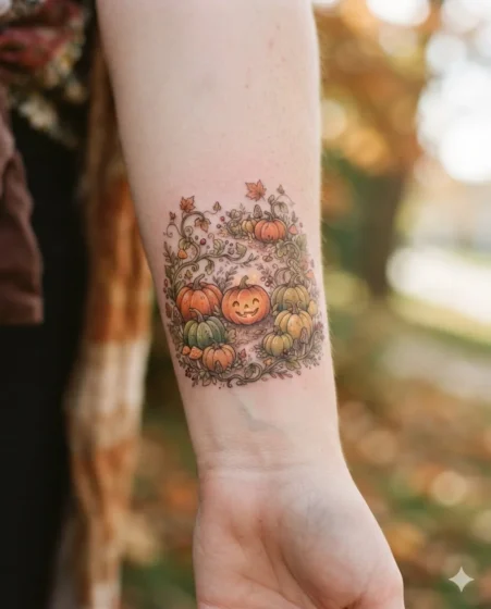 Pumpkin Patch Scene