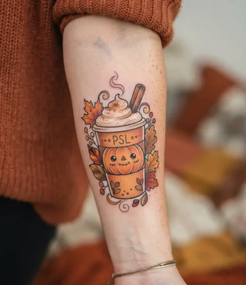 Pumpkin Spice Latte Cup