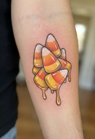Dripping Candy Corn Cluster