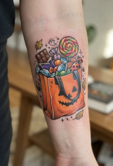 Classic Trick-or-Treat Bag with Candy
