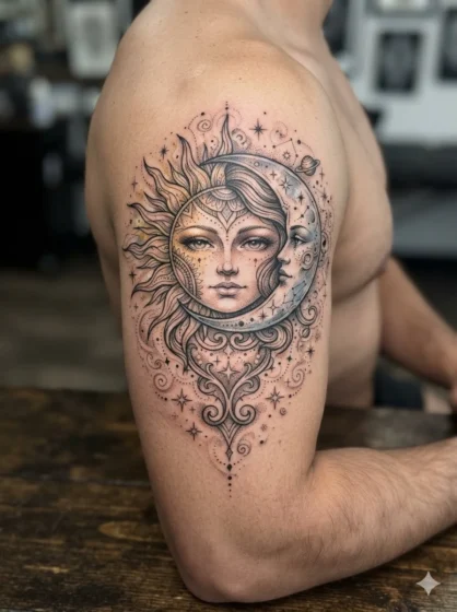 Sun and Moon