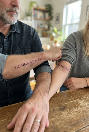 Father Daughter Quote Tattoo
