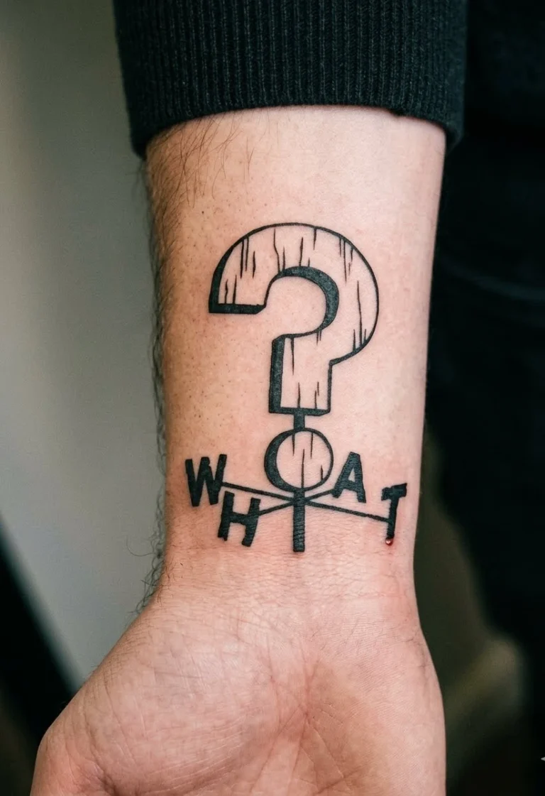 Question Mark & "WHAT" Symbol