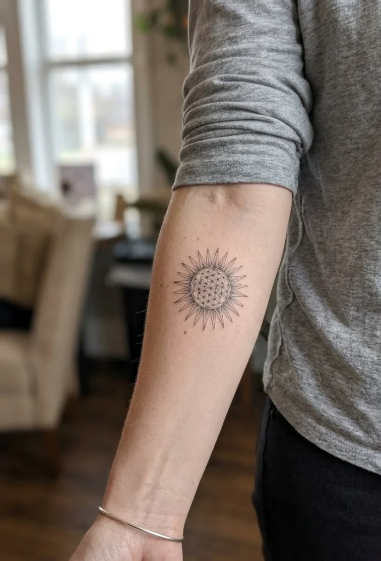 22 Sun Tattoo Ideas That Radiate Bold Energy and Timeless Beauty